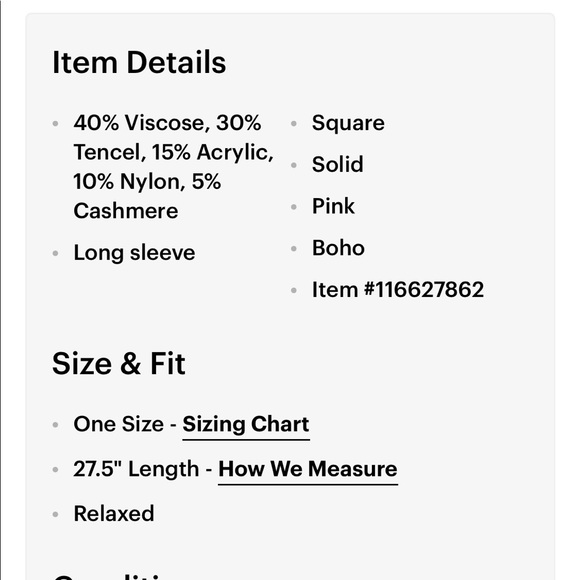 Lululemon Knit Poncho Excellent condition! With this mark down the price is firm - Picture 5 of 5